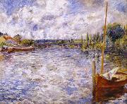 Pierre-Auguste Renoir The Seine at Chatou Sweden oil painting artist